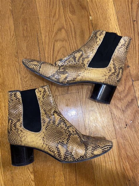 Bam Bam ankle boot in python 